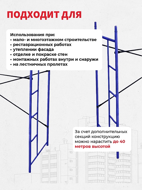 Рама с лестницей ЛРСП 40 фото 5