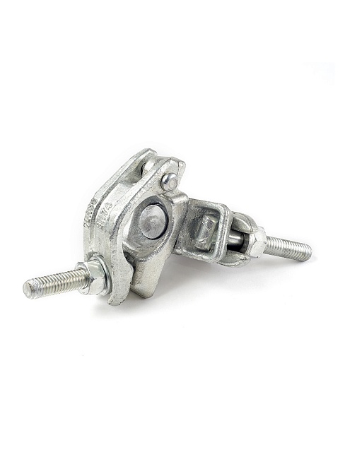 Хомут поворотный 60х60 мм, оцинкованный, кованный (упаковка 20 шт.) фото 1