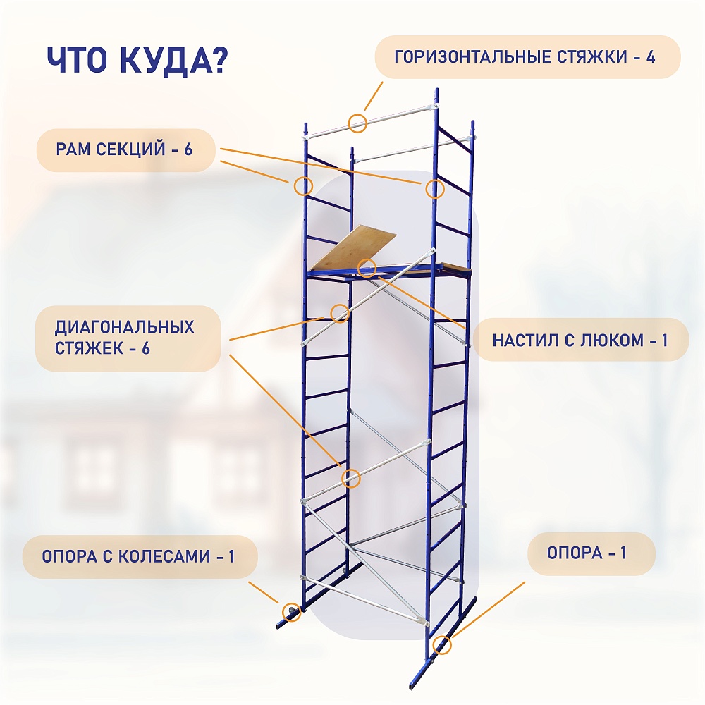 Вышка-тура Дачник – купить в Санкт-Петербурге по низкой цене