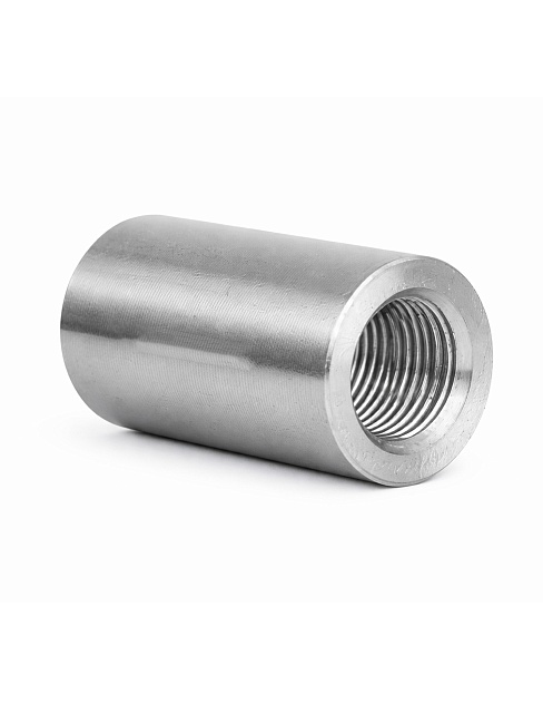 Муфта с цилиндрической резьбой для стыковки арматуры 16 мм фото 2