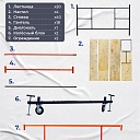 Вышка-тура TeaM ВСП 2.0х2.0, 12.4 м фото 4